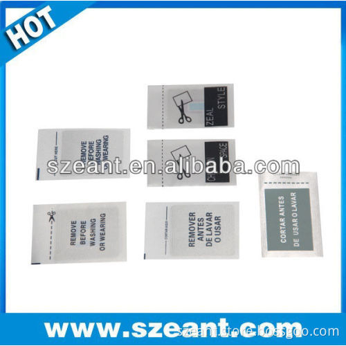 security label hang tag